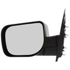 Manual Mirror for Nissan Titan (2004–2015) Left Textured Black Folding