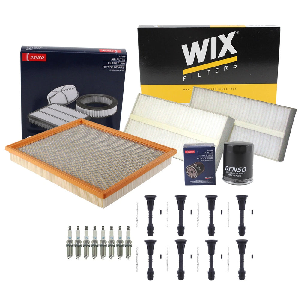 Tune Up Kit with NGK 8 Spark Plugs & Boots for Nissan Armada QX56 Titan (2004–2015)