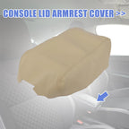 Console Lid Armrest Pad Cover for Nissan Maxima (2009–2014) Beige