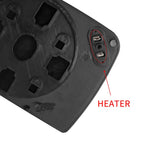 Right Mirror Glass with Backing Plate Heated 51167039596 for BMW X5 (2000–2006)