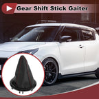 Gear Shift Stick Gaiter for Suzuki Swift (2005–2010) Black Red Faux Leather