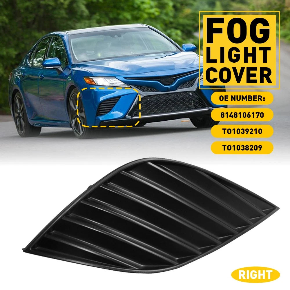 Right Front Fog Light Cover Bezel for Toyota Camry SE XSE (2018–2020)