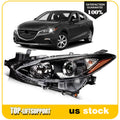 Left Side Headlight Assembly with Projector for Mazda 3 Sport (2014–2016)