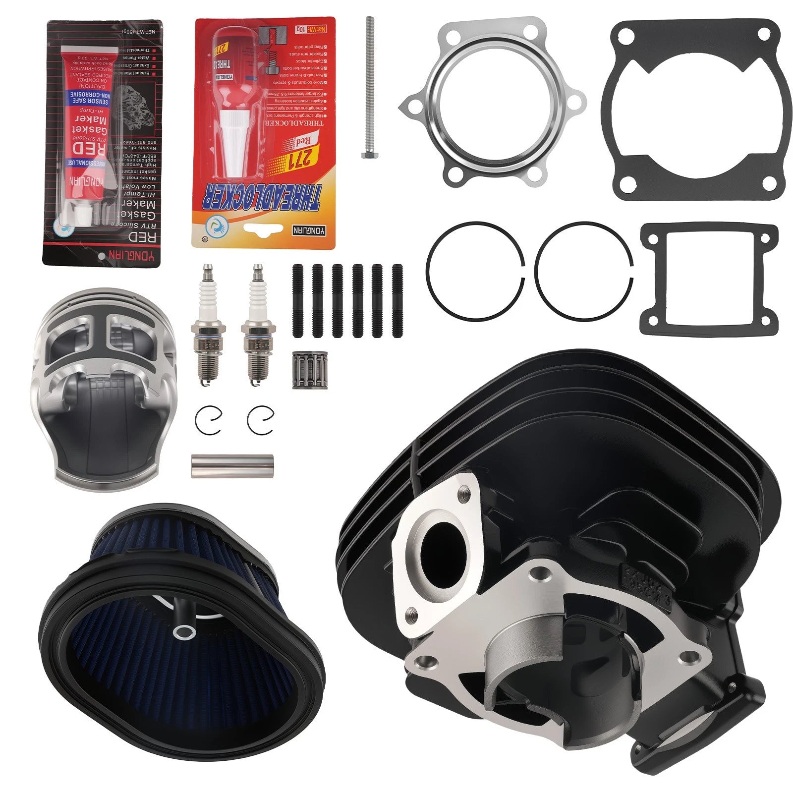 Engine Rebuild Kit with Gaskets for Yamaha Blaster YFS200 (1988–2006) 2XJ-11181-00-00