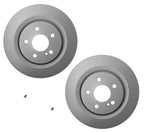 Set of 2 Rear Brake Disc Rotors 320mm for Mercedes C216 W221