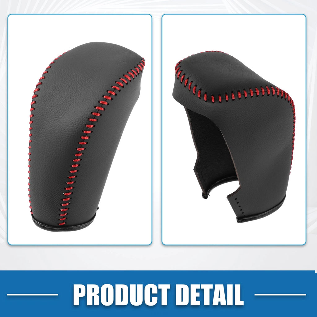 Auto Gear Shifting Knob Cover Trim for Hyundai IX25 (2016–2017) Black Red