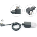 Magnetic Charging Cable MCK2 Male to USB for 12V Devices (Black)