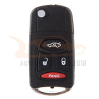 2X Keyless Key Fob Remote Case Shell for Jeep Wrangler Patriot (2009–2012)