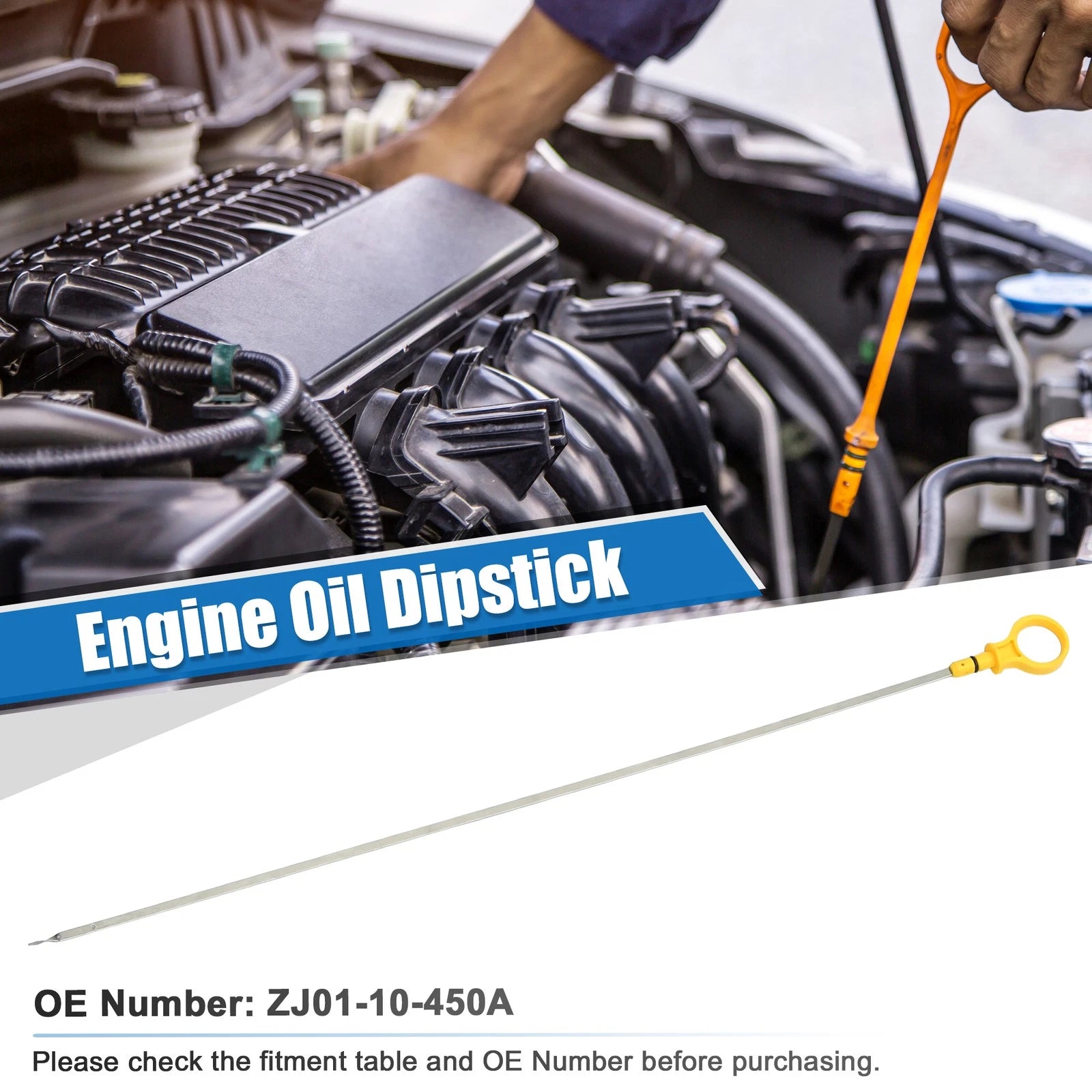Engine Oil Dipstick for Mazda 2 Sport Touring (2003–2007) No.ZJ01-10-450A
