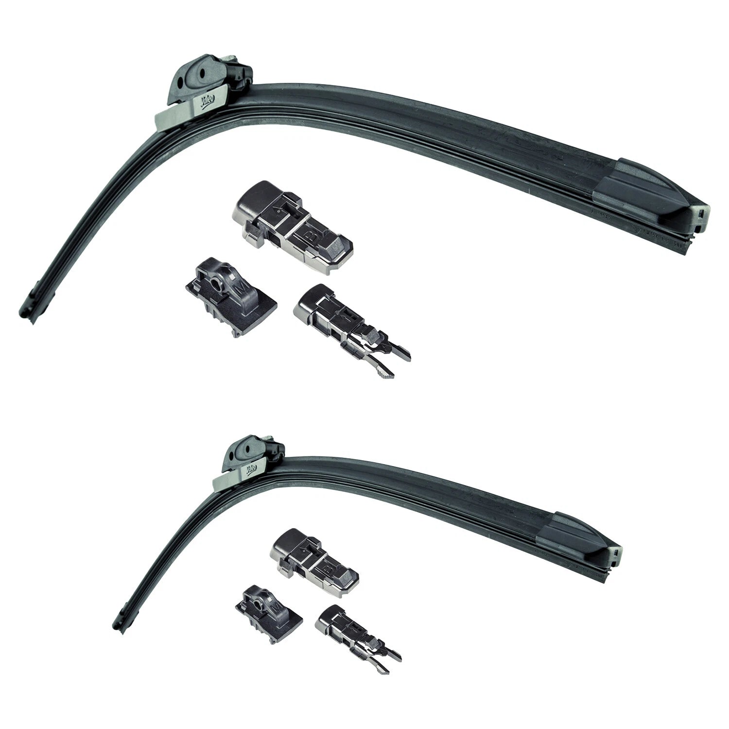 2X Valeo Beam Titanium Windshield Wiper Blades for 24" 21"