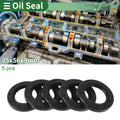 Set of 5 Oil Seal Rotary Shaft Seal NBR Rubber 35x56x8mm