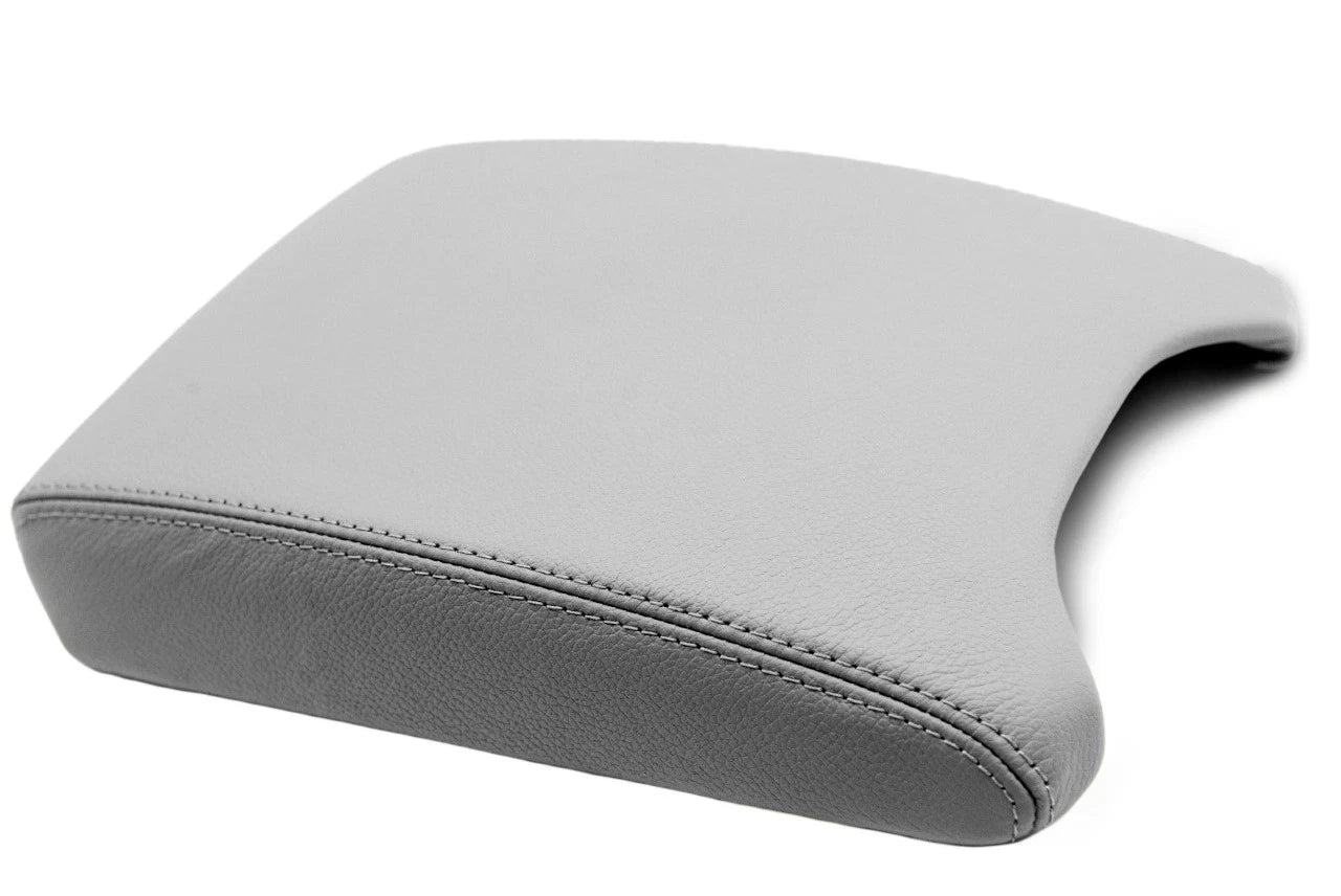 Center Console Armrest Vinyl Cover for BMW X5 (2000–2006) Gray