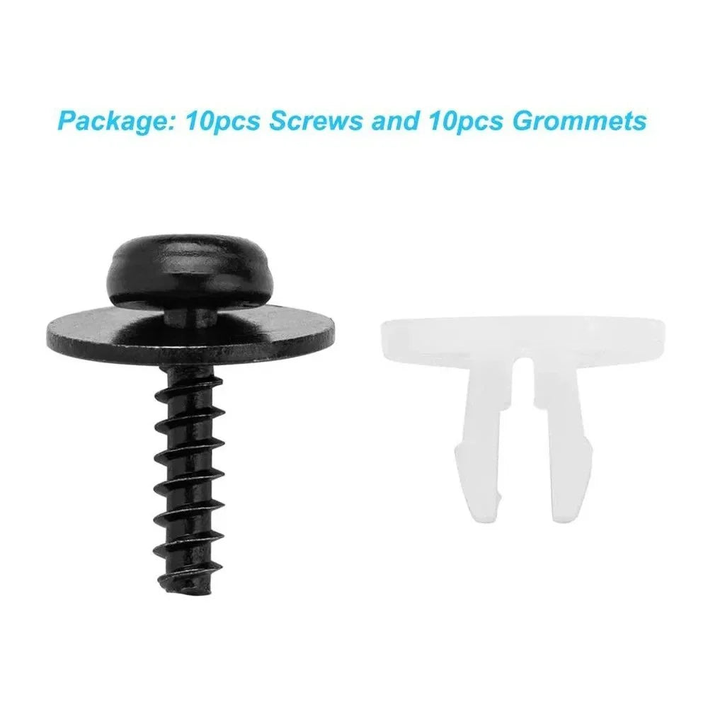 20 x Ford Under Engine Shield Screw Grommet Bumper Cover Retainers
