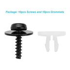 20 x Ford Under Engine Shield Screw Grommet Bumper Cover Retainers