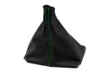 Manual Shift Boot for Chevrolet Camaro (1982–1992) Carbon Fiber Green Stitch