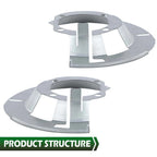 Set of 2 Brake Dust Shields for Dodge Ram 2500 3500 (2000–2002)