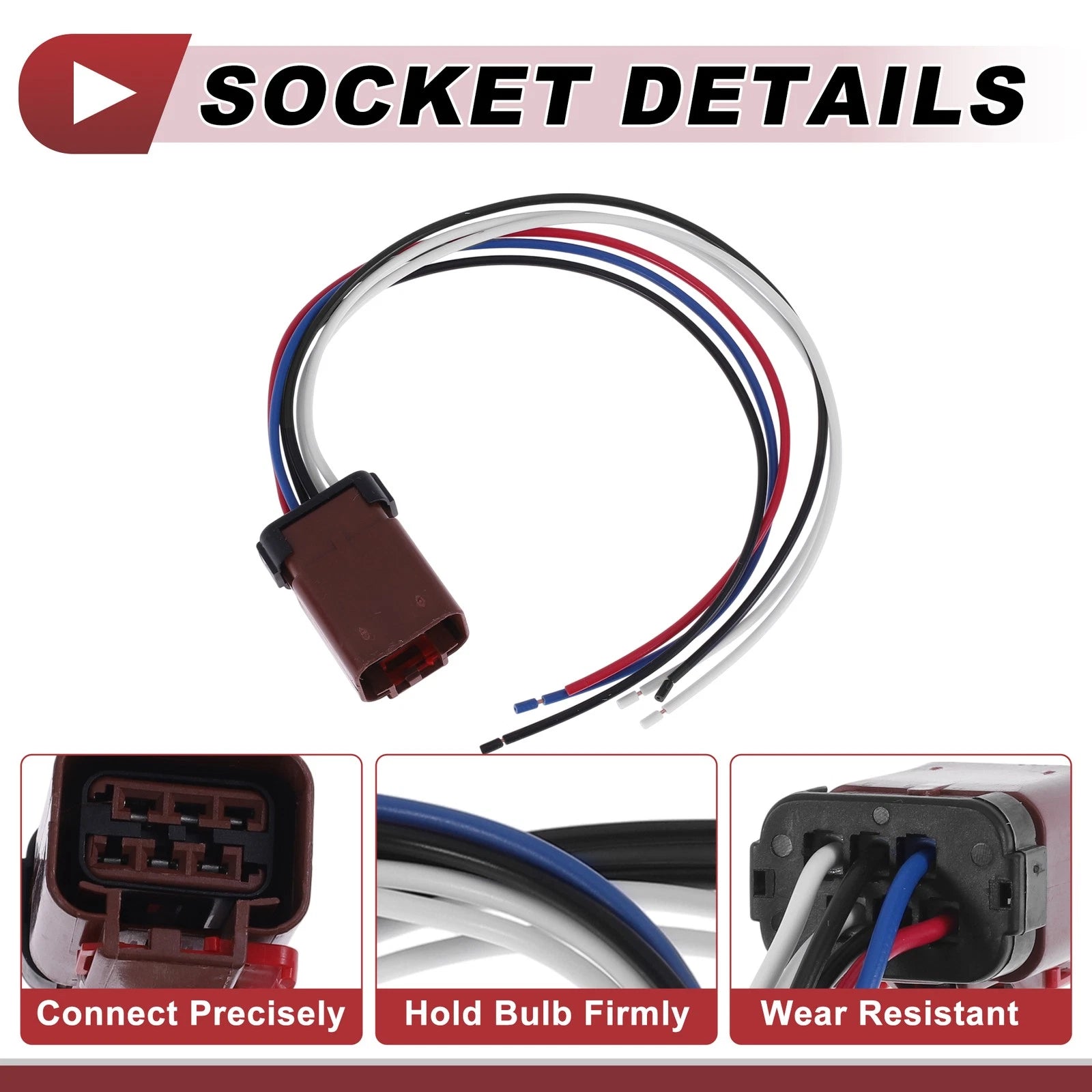 Tail Light Socket Wiring for Dodge Ram 2500 (2003–2006) No. 55077347AF