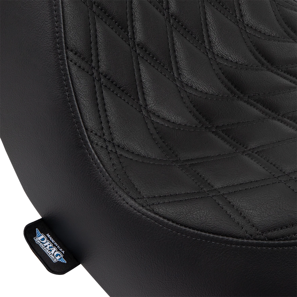 Predator III 2-Up Seat for Harley Davidson (2000–2023) - Double Diamond - Black