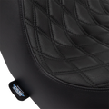 Predator III 2-Up Seat for Harley Davidson (2000–2023) - Double Diamond - Black