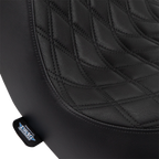 Predator III 2-Up Seat for Harley Davidson (2000–2023) - Double Diamond - Black