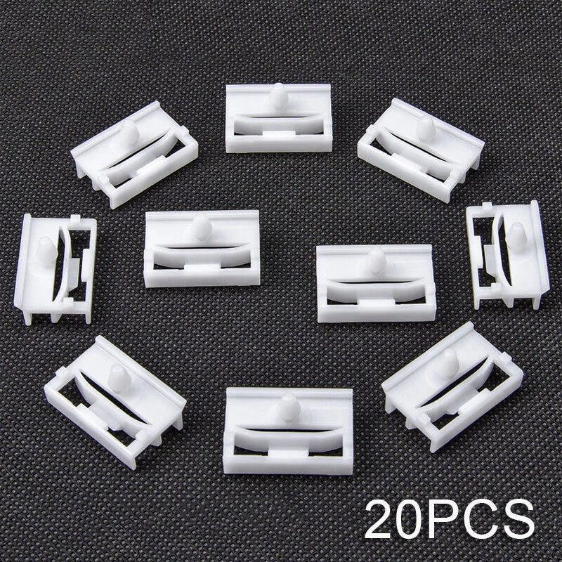 20pcs/set Car Side Skirt Trim Moulding Car Clips for 3Series (1990-2013)
