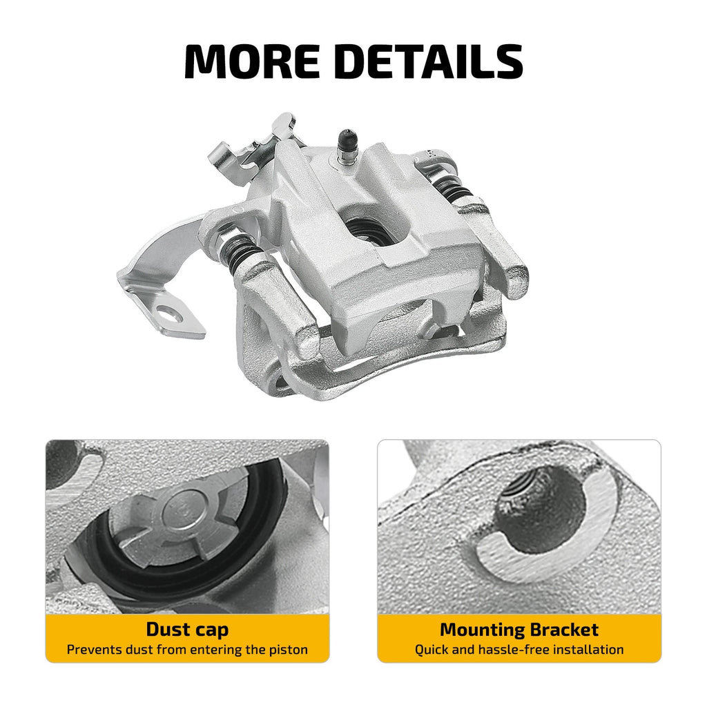 Rear Left Right Disc Brake Calipers for Scion xB (2008-2015)