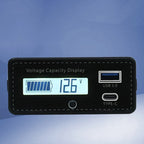 LCD Battery Monitor for Quick Setup (20 cm Power Cord)