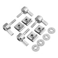 Chrome Saddlebag Lock Mounting Screws for Harley Road Glide (1993-2024)