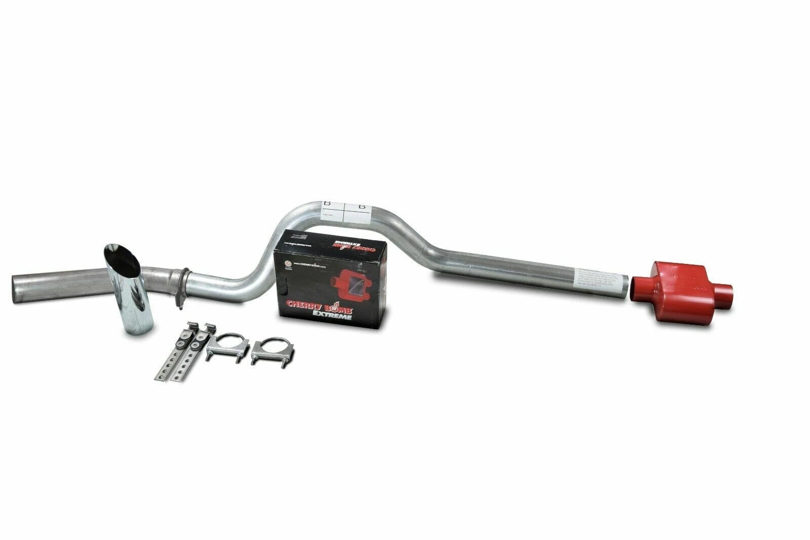 3" Single Exhaust Kit for Dodge Ram 1500 (1994–2003) Cherry Bomb Extreme Slash C