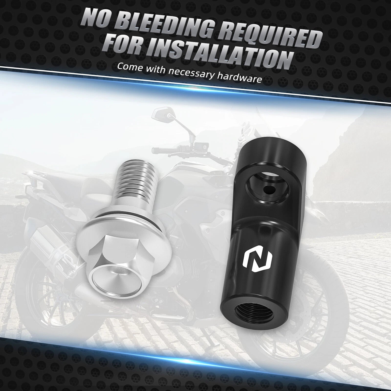 Hydraulic Clutch/Brake Hose Extension Adapter for BMW R1200GS/Adventure (2013–2020)