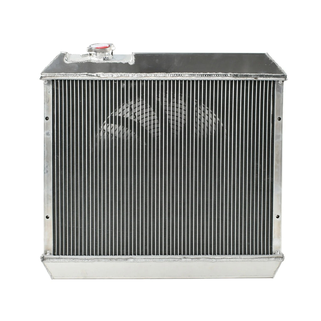 3 Row Aluminum Racing Radiator & Fan Shroud Kit for Chevy C/K Pickup (1963–1966)