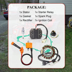 Stator & Rectifier with Ignition Coil for Yamaha Grizzly 600 (1998–2007)
