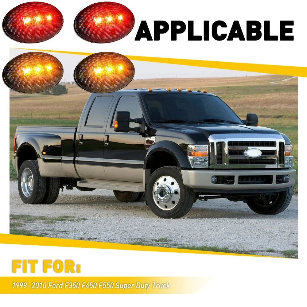 LED Bed Fender Marker Lights for Ford F350 F450 F550 Super Duty