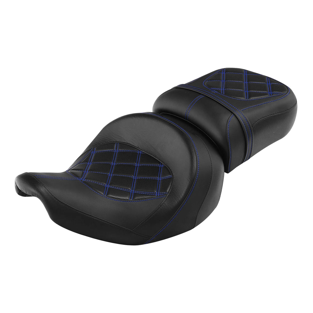 2X Black Driver Passenger Two-up Seat for Indian Roadmaster Chieftain (2014–2023)