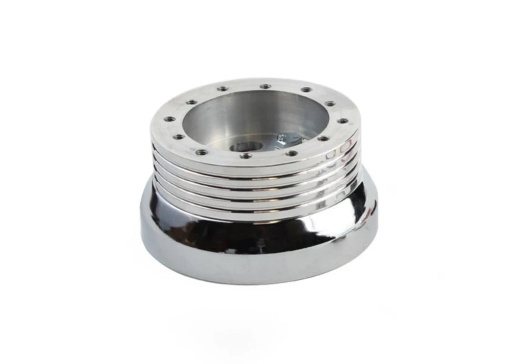 Steering Wheel Hub Adapter Polished 6 Hole for Chevy (Ididit) (1947–1955)