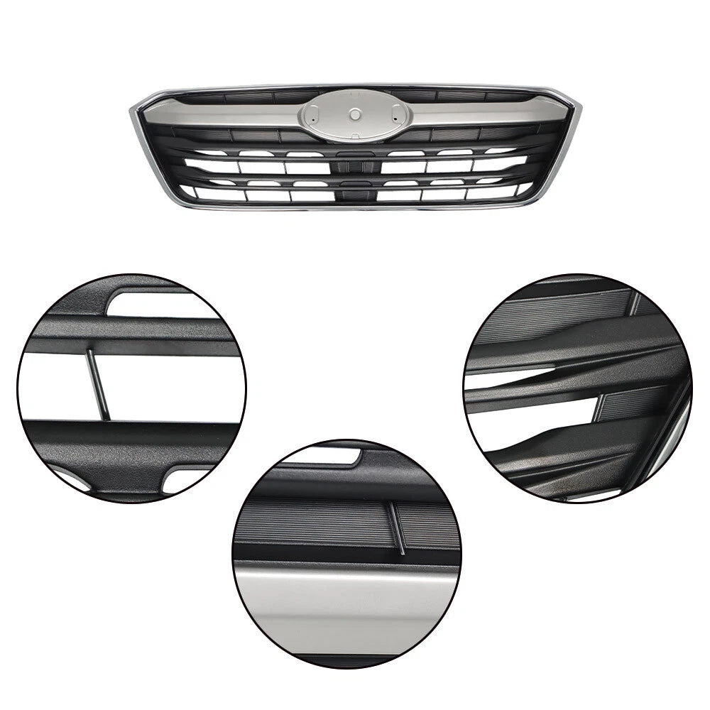 Front Grille Assembly for Subaru Outback (2020-2022) Black with Chrome