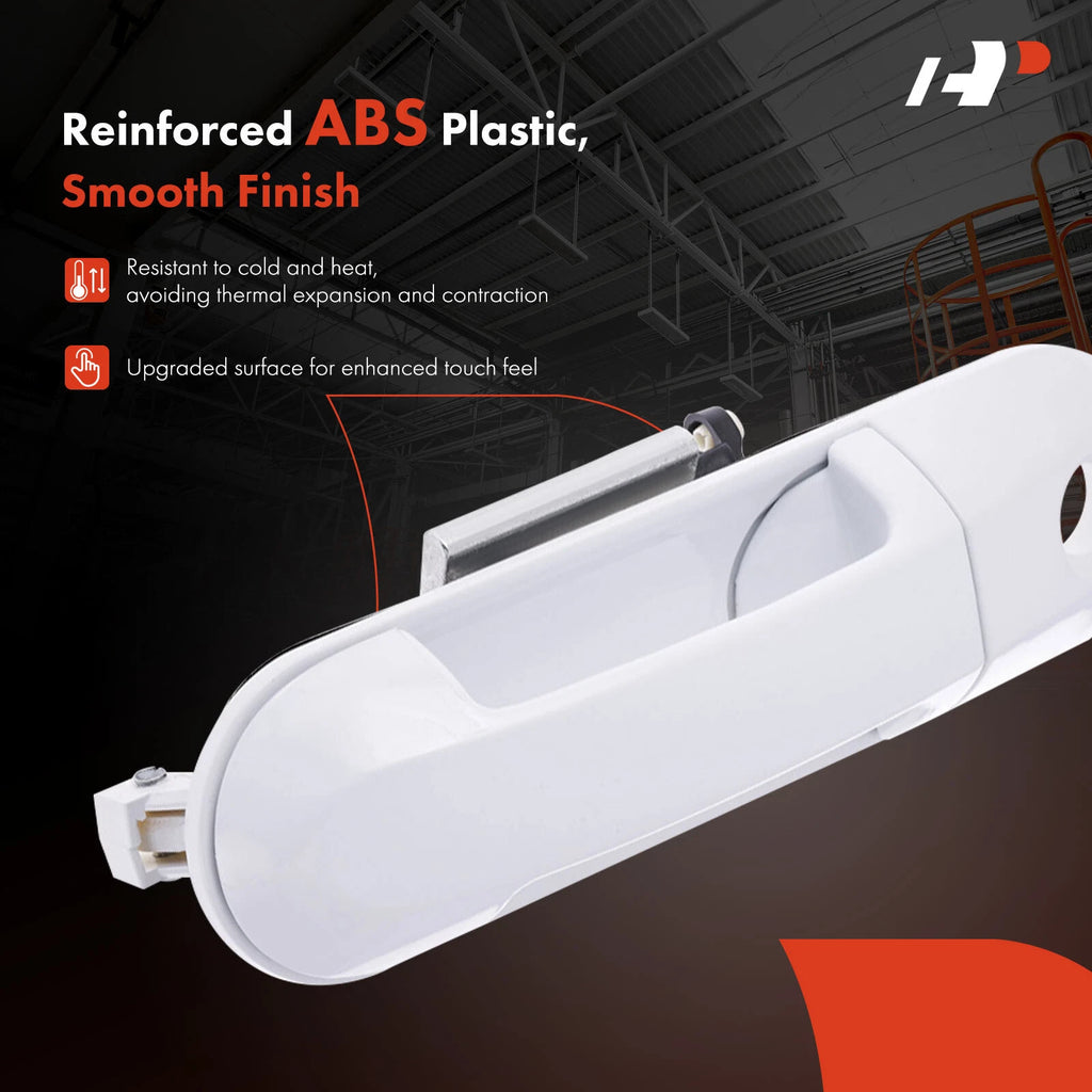 Front Left White Exterior Door Handle for Ford Explorer (2002-2010)
