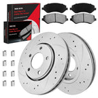 Front Brake Rotors & Ceramic Pads for Dodge Grand Caravan (2001–2005)