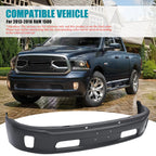 Black Steel Front Bumper for Dodge Ram 1500 (2013–2018) with Fog Light Holes