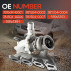 Turbocharger for Chevy Cruze Sonic Trax Buick Encore 1.4L L4 (2011–2019) 55565353