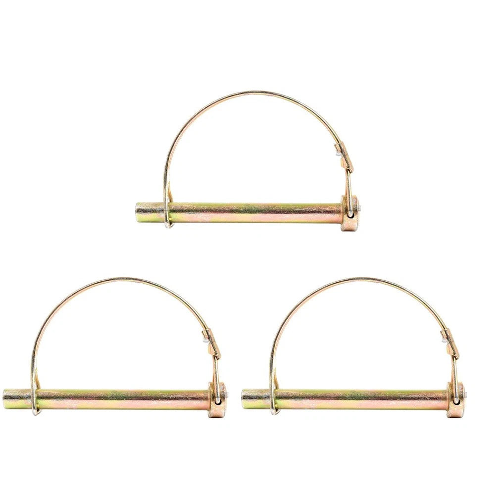 Set of 3 Spring Lock Pins 1/4" Dia x 2.25" for Universal Use