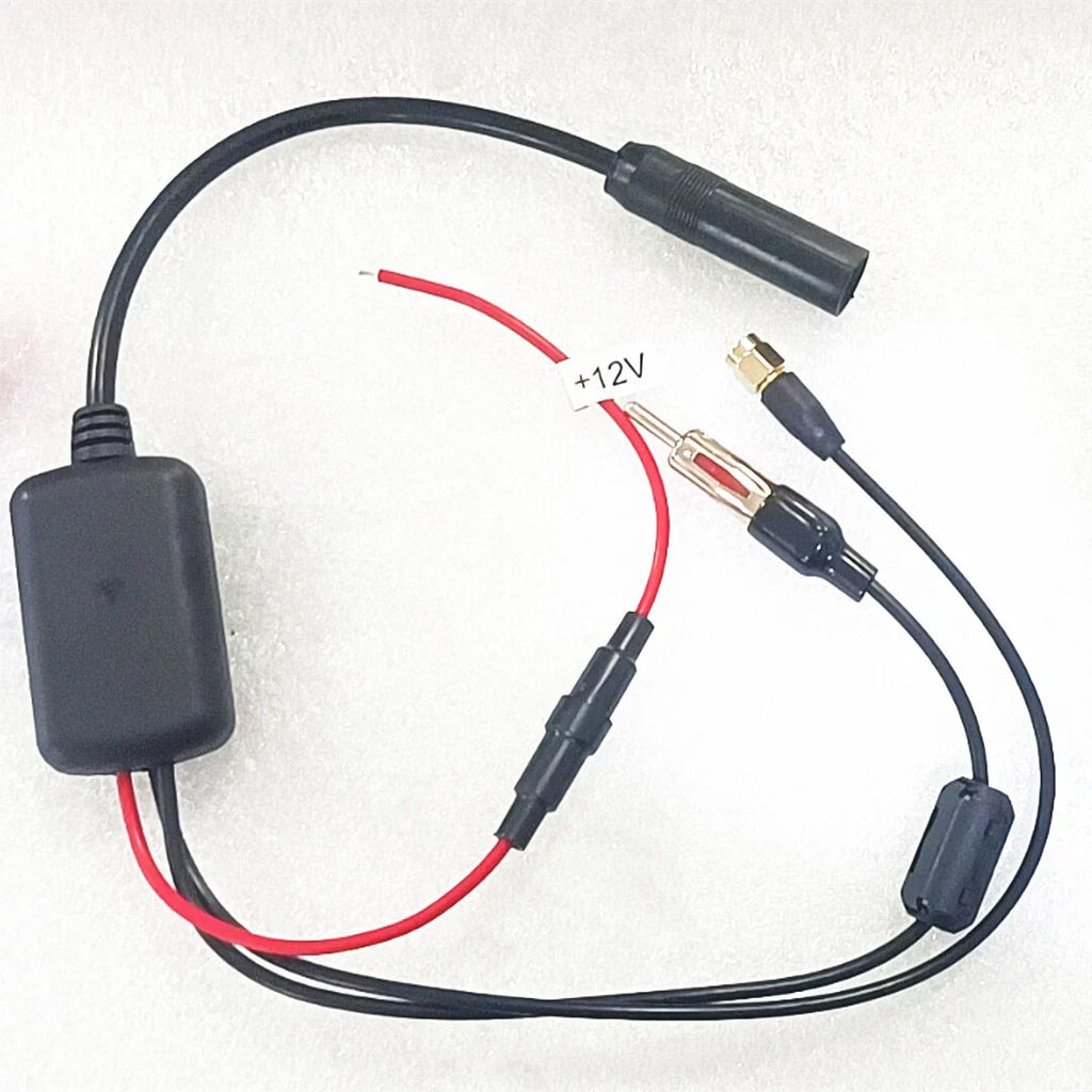 DAB+ AM/FM Car Stereo Antenna Adapter Signal Amplifier