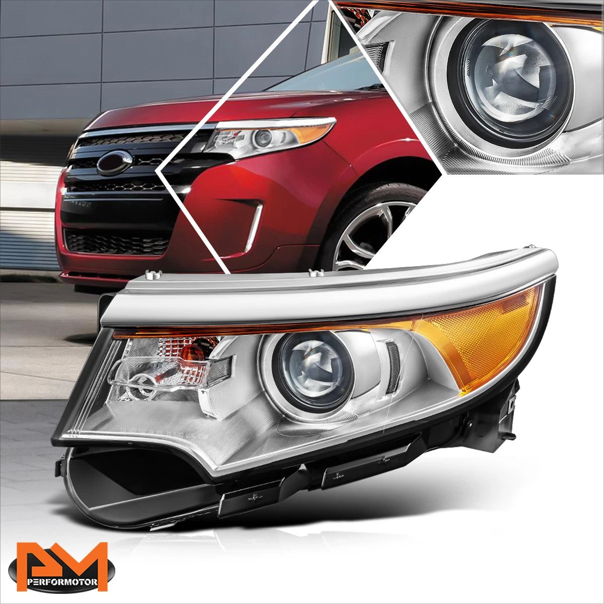 LED DRL Black Headlights for Chevy Avalanche Silverado (2003–2007)