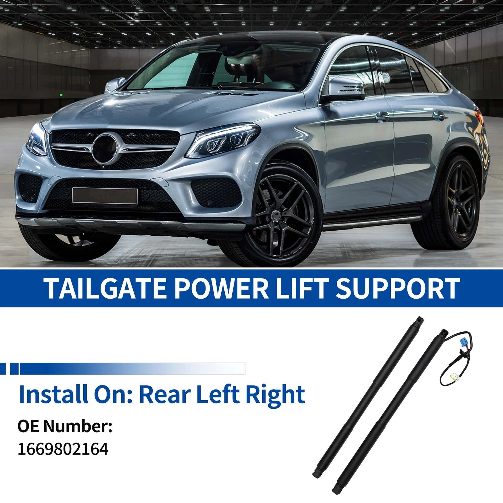Rear Tailgate Power Lift Support for Mercedes-Benz W166 GLE300d (2016–2020) No.1669802164