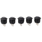 Set of 5 SPDT Rocker Switches for Various Applications (UL94V-2)