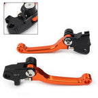 Orange Pivot Brake Clutch Levers for Yamaha YZ 250F YZ 426F YZ 450F (2009–2020)