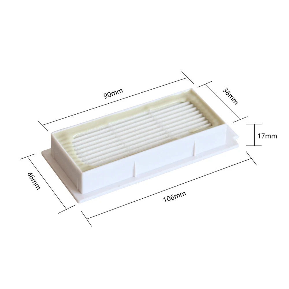 Robot Vacuum Kit HEPA Filters & Activated Carbon Dust Bags for Robot Maintenance