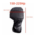 Outboard Motor Engine Storage Canvas Cover for Boat (150-225 hp)