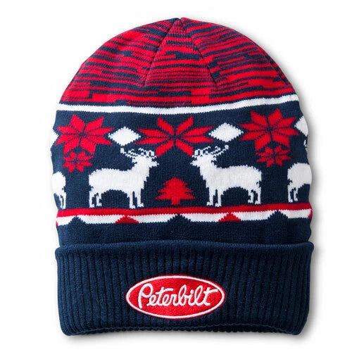 Peterbilt Ugly Sweater Beanie Cap for Peterbilt Trucks