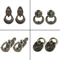 Set of 10 Antique Bronze Door Pull Knobs for Cabinet Drawer